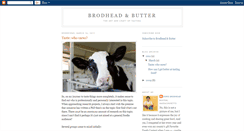 Desktop Screenshot of brodheadandbutter.blogspot.com