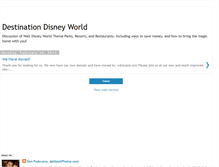 Tablet Screenshot of destination-wdw.blogspot.com