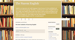 Desktop Screenshot of naeemenglish.blogspot.com