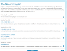 Tablet Screenshot of naeemenglish.blogspot.com