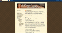 Desktop Screenshot of in-memory-of-mariarosa.blogspot.com