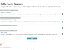 Tablet Screenshot of katherineinmuseums.blogspot.com