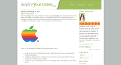 Desktop Screenshot of inspireyourcareer.blogspot.com