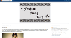 Desktop Screenshot of fashionsongbird.blogspot.com