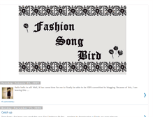 Tablet Screenshot of fashionsongbird.blogspot.com