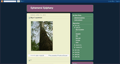 Desktop Screenshot of ephemeral-epiphany.blogspot.com