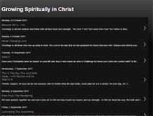 Tablet Screenshot of growingspirituallyinchrist.blogspot.com