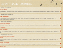 Tablet Screenshot of deporte4x4encolombia.blogspot.com