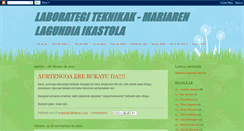 Desktop Screenshot of laborategiteknikak-ml.blogspot.com
