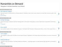 Tablet Screenshot of humanitiesondemand.blogspot.com