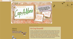 Desktop Screenshot of crop-a-mania.blogspot.com