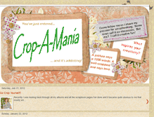 Tablet Screenshot of crop-a-mania.blogspot.com