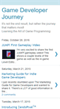 Mobile Screenshot of gamedeveloperjourney.blogspot.com