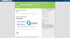 Desktop Screenshot of ozono-technology.blogspot.com