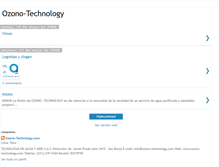 Tablet Screenshot of ozono-technology.blogspot.com