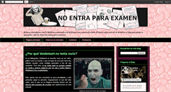 Desktop Screenshot of noentraparaexamen.blogspot.com