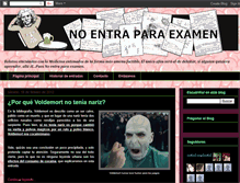 Tablet Screenshot of noentraparaexamen.blogspot.com