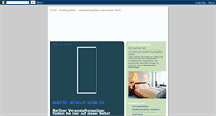 Desktop Screenshot of hotel-achat.blogspot.com