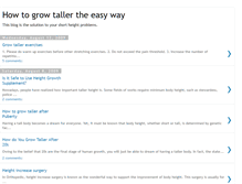 Tablet Screenshot of grow-taller-blog.blogspot.com