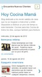 Mobile Screenshot of hoycocinamama.blogspot.com