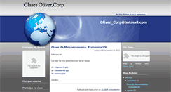 Desktop Screenshot of clasesoliver.blogspot.com