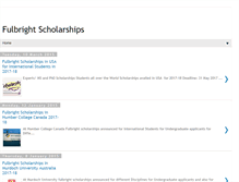 Tablet Screenshot of foreignfulbrightscholarships.blogspot.com