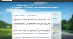 Desktop Screenshot of cancercelula.blogspot.com