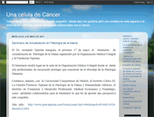 Tablet Screenshot of cancercelula.blogspot.com