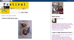 Desktop Screenshot of festivalemcores.blogspot.com