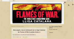 Desktop Screenshot of lligacatalanafow.blogspot.com