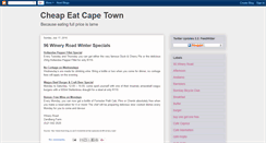 Desktop Screenshot of cheapeatcapetown.blogspot.com