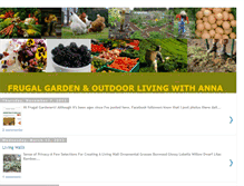 Tablet Screenshot of gardeningfrugal.blogspot.com