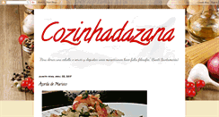 Desktop Screenshot of cozinhadazana.blogspot.com