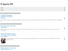 Tablet Screenshot of esports-ph.blogspot.com