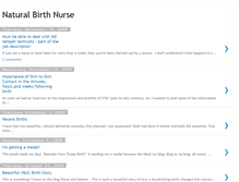 Tablet Screenshot of naturalbirthnurse.blogspot.com