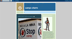 Desktop Screenshot of comarcacampocharro.blogspot.com