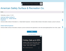 Tablet Screenshot of americansafetysurface.blogspot.com