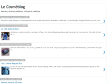 Tablet Screenshot of lecosmeblog.blogspot.com