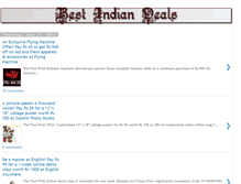 Tablet Screenshot of best-indian-deals.blogspot.com