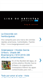 Mobile Screenshot of ligadeartistas.blogspot.com