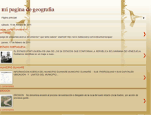 Tablet Screenshot of mipaginadegeografia.blogspot.com