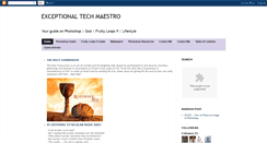 Desktop Screenshot of exceptionaltechmaestro.blogspot.com