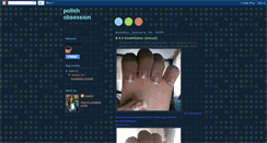 Desktop Screenshot of polishobsession.blogspot.com