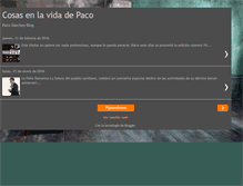 Tablet Screenshot of cosasenlavidadepaco.blogspot.com