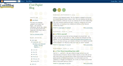 Desktop Screenshot of cestpapierblog.blogspot.com