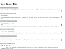 Tablet Screenshot of cestpapierblog.blogspot.com