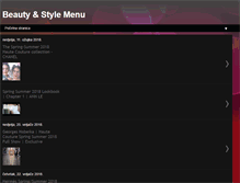 Tablet Screenshot of beautyandstylemenu.blogspot.com