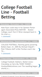 Mobile Screenshot of college-football-line.blogspot.com