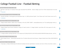 Tablet Screenshot of college-football-line.blogspot.com