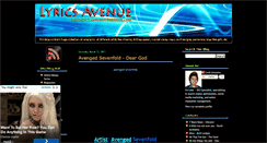 Desktop Screenshot of lyricsavenue.blogspot.com